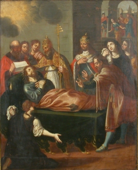 Death of St Alexis